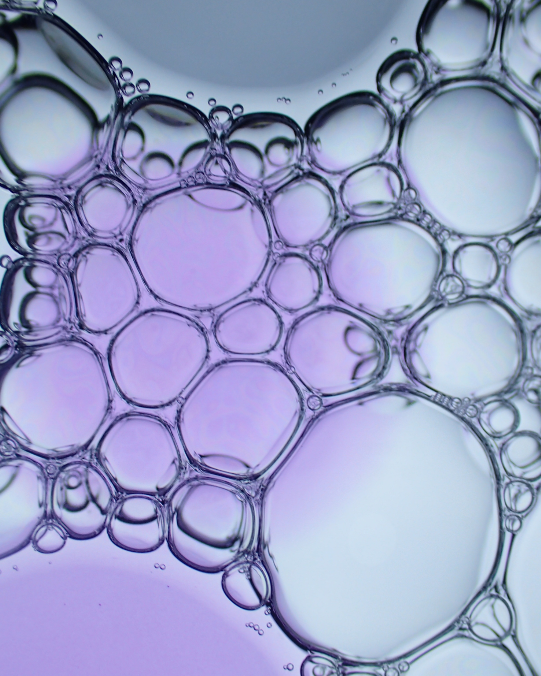 Abstract molecular bubble texture